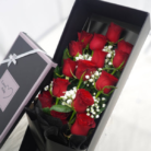 Rose Embrace Raft HighEnd Rose Gift Box